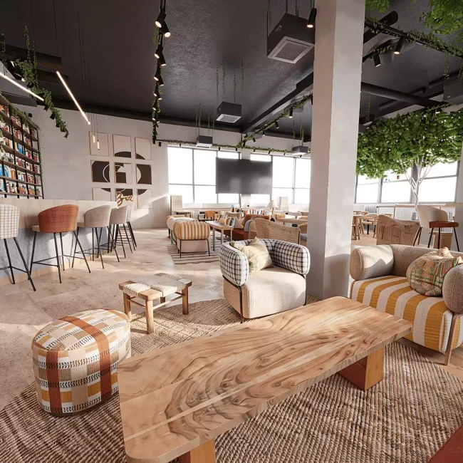 Design hôtel - lobby et bar - ESKIS
