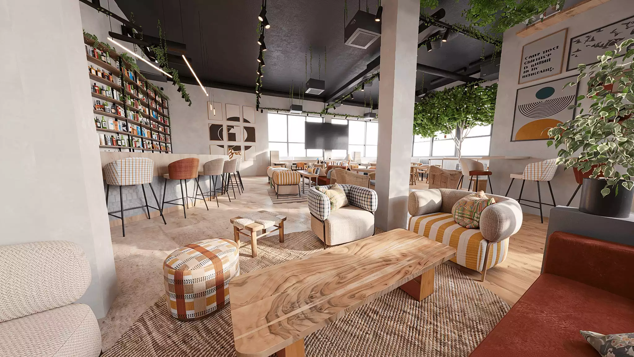 Design hôtel - lobby et bar - ESKIS